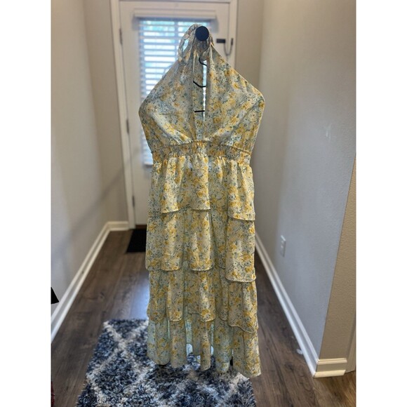 Unbranded Dresses & Skirts - Floral Halter Maxi Dress- Large